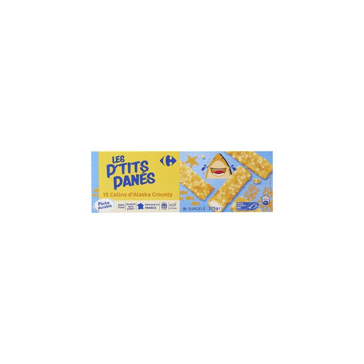 [3560071011260] CARREFOUR Pollock Sticks Ric.Crisp. 15 x 25 g