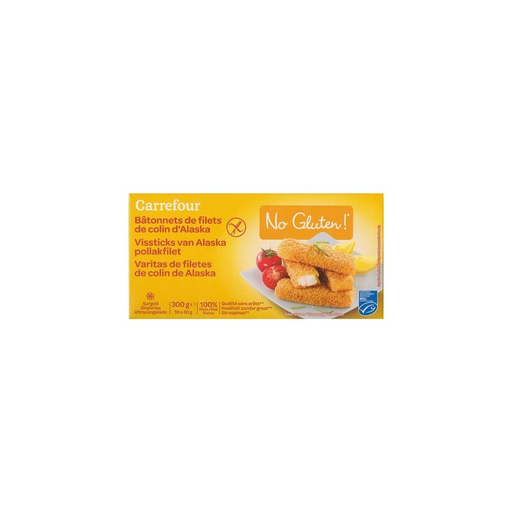[3560071012779] CARREFOUR Gluten-Free Breaded Sticks 10 x 30 g