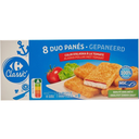 CARREFOUR CLASSIC Peixe panado escamudo do Alasca com tomate 600 g