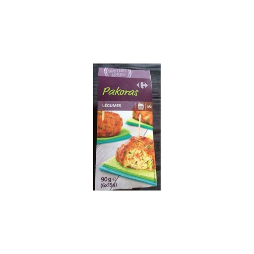 [3560071014742] CARREFOUR Vegetable Pakoras 90 g