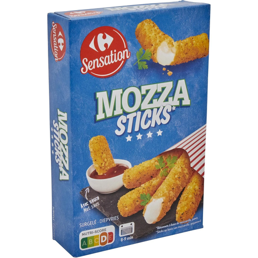 [3560071018337] CARREFOUR Mozzarella Sticks avec Sauce SENSATION 250 g