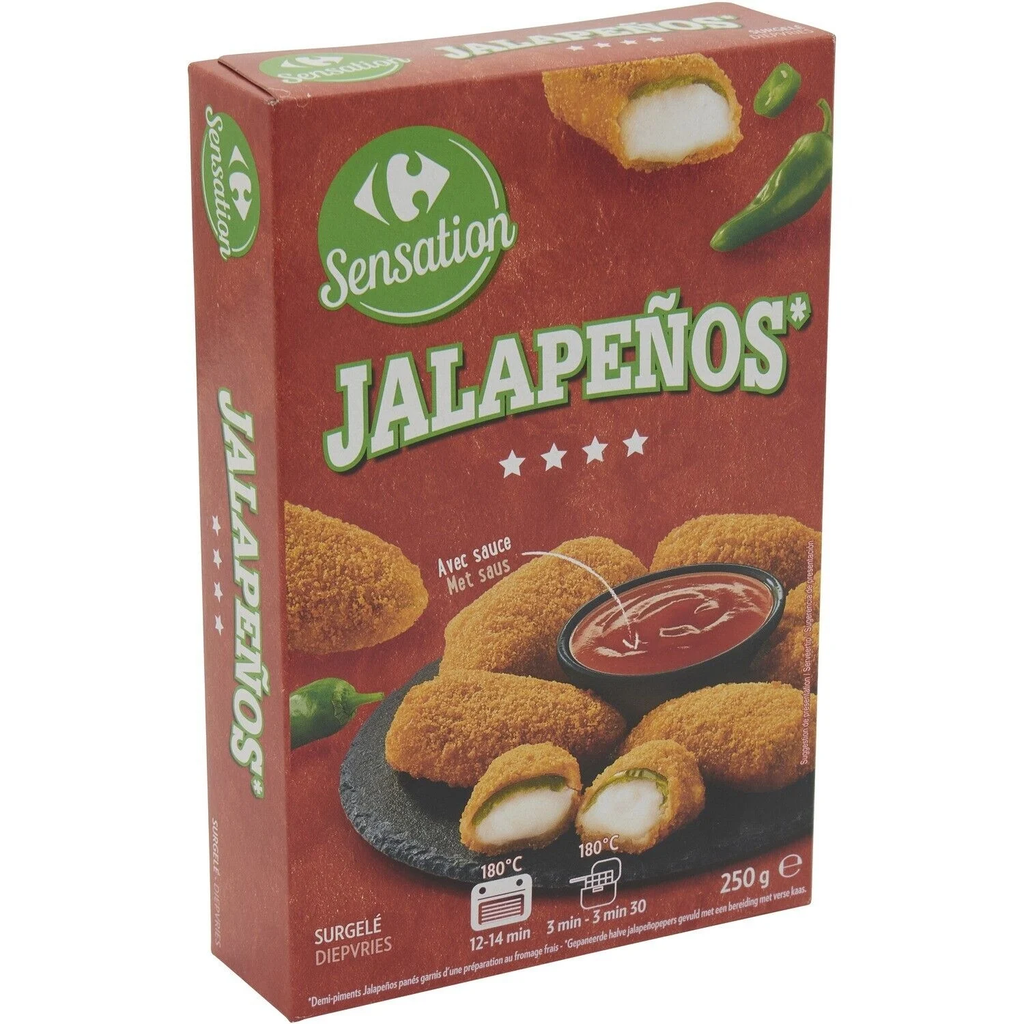CARREFOUR Jalapenos con salsa SENSATION 250 g