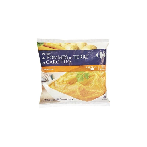 [3560071019365] CARREFOUR Mashed Potatoes and Carrots 750 g