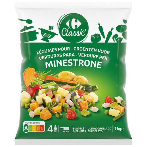 [3560071080624] CARREFOUR CLASSIC Mistura de Legumes para Minestrone 1 kg