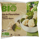 CARREFOUR Mistura de Legumes em Floretes Bio 600 g