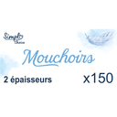 SIMPL Mouchoirs Doux 2 Epaisseurs la boite de 150
