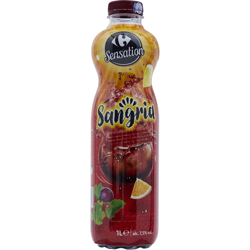 [3560071101435] CARREFOUR Wine-based Aperitif Red Sangria SENSATION 1 L