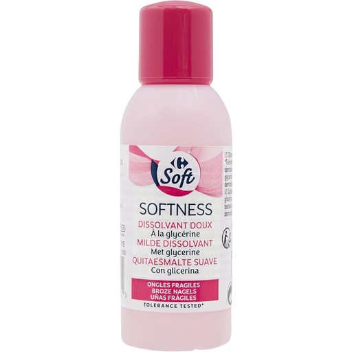 [3560071121501] CARREFOUR Dissolvant Doux à la glycérine 60 ml