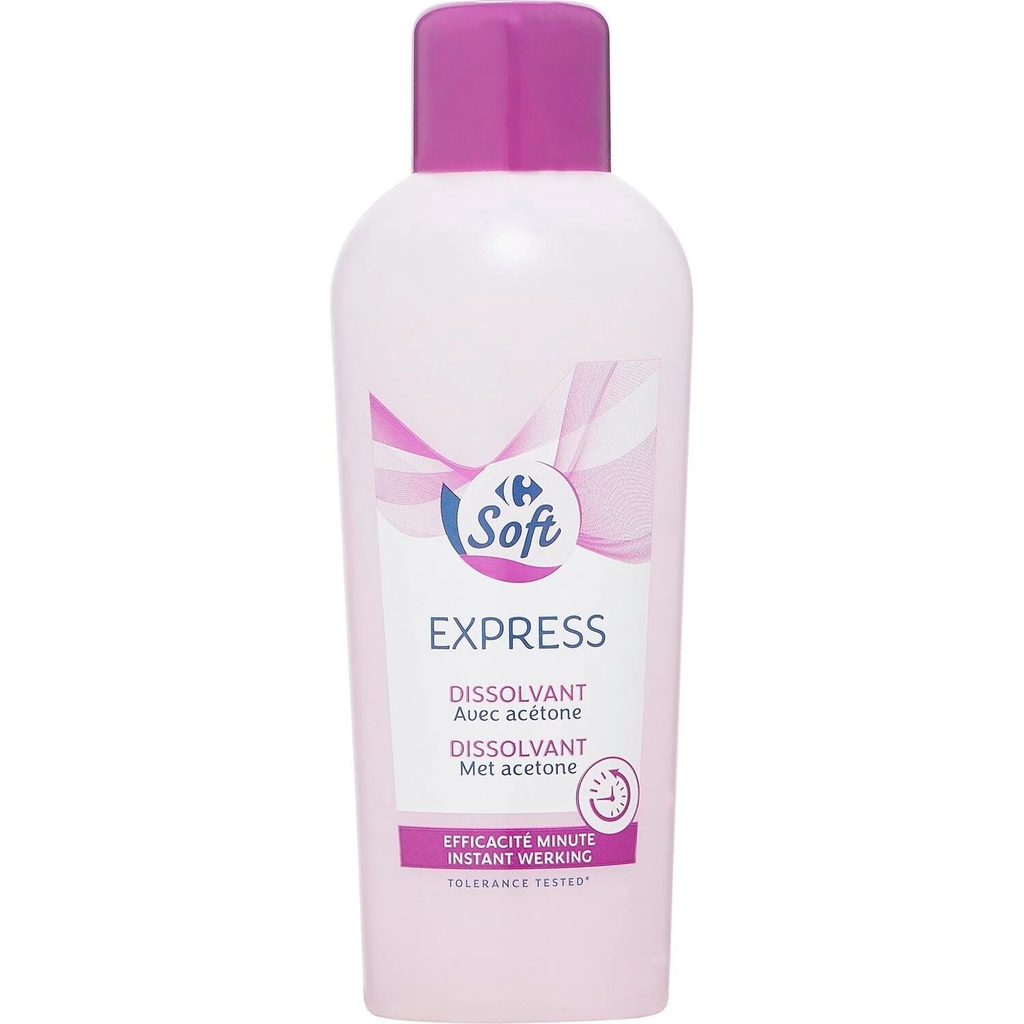 CARREFOUR Dissolvant Express SOFT 200 ml