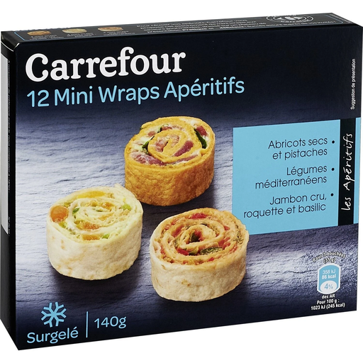 [3560071151065] CARREFOUR Mini Wraps apéritifs la boite