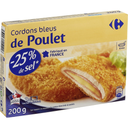 CARREFOUR Cordon bleu de frango sal reduzido 200 g