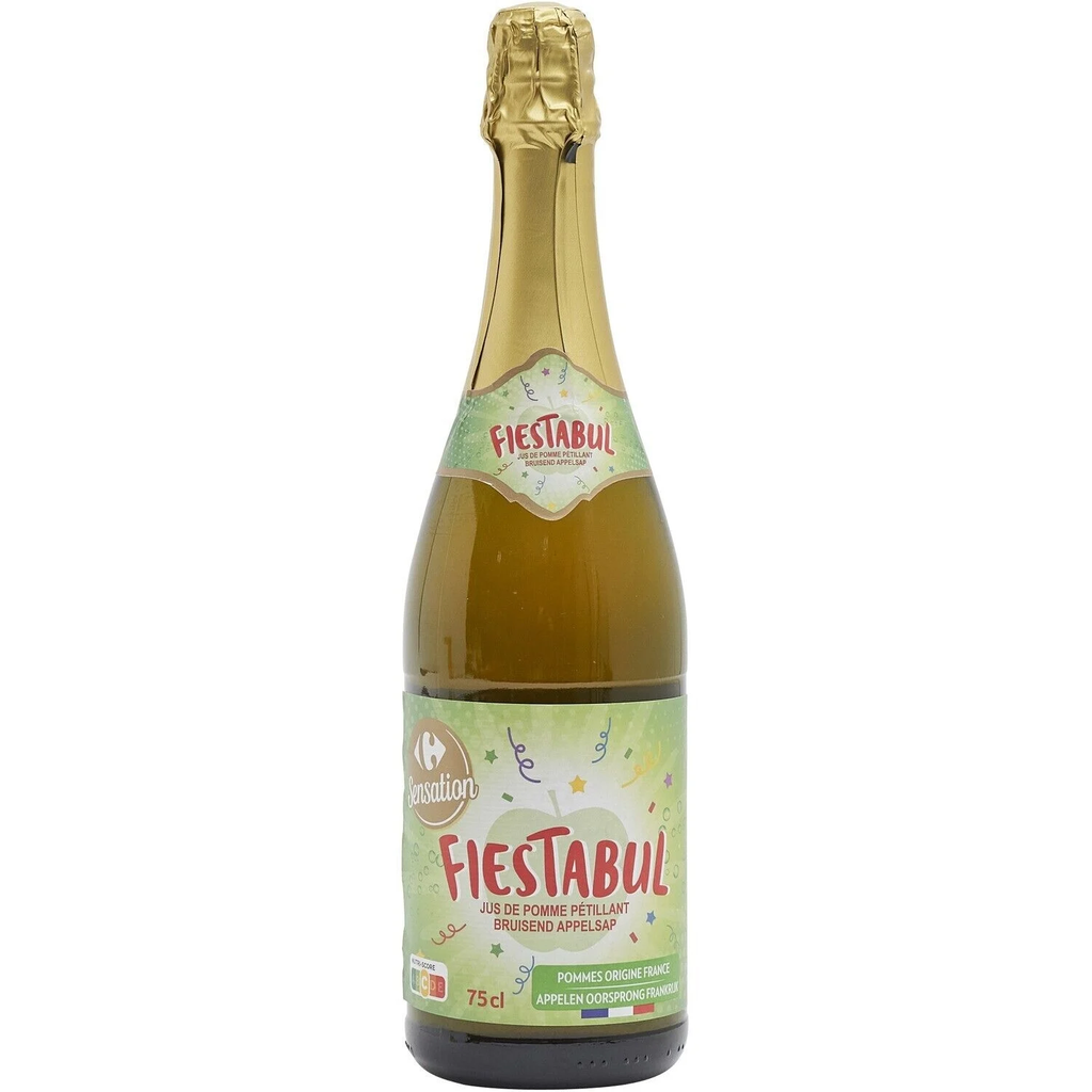 CARREFOUR Sumo de Maçã Gaseificado SENSATION 75 cl