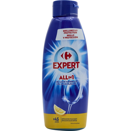 [3560071152628] CARREFOUR Gel Lavavajillas Todo en 1 EXPERT 900 ml