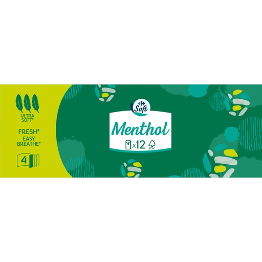 [3560071157005] CARREFOUR Menthol Tissues 4-Ply Comfort 12x9