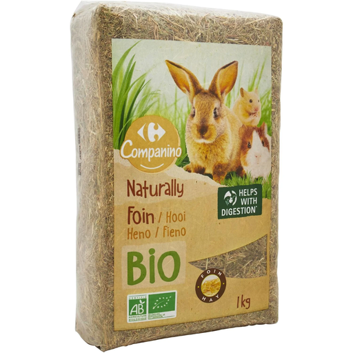 [3560071178307] CARREFOUR Heno Para Roedores Bio 1 kg