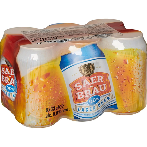 [3560071189419] SAER BRAU Lager Non-Alcoholic Beer 33 cl