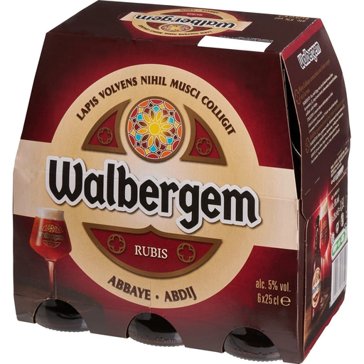 [3560071189709] WALBERGEM Bière D'Abbaye Aromatisée aux Fruits Rouges 6 x 25 cl