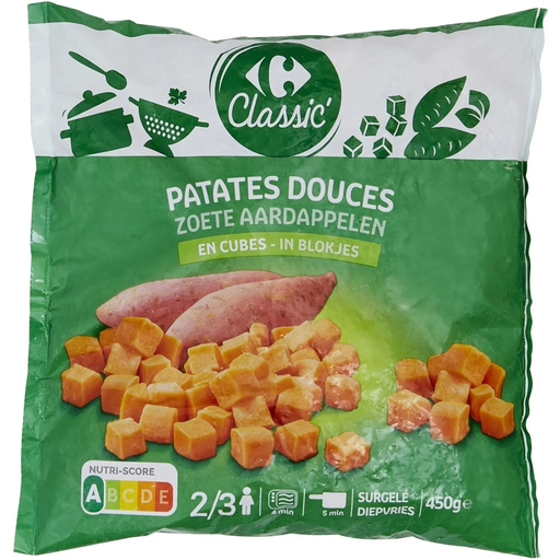 [3560071223526] CARREFOUR CLASSIC Cubos de batata-doce 450 g