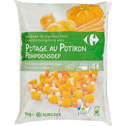 [3560071223588] CARREFOUR CLASSIC Mistura de legumes para sopa de abóbora 1 kg