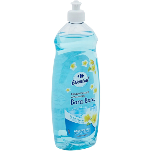 [3560071228439] CARREFOUR Lavavajillas Líquido Aroma Tropical Bora Desengrasante ESSENTIAL 750 ml