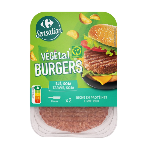 [3560071234140] CARREFOUR SENSATION vegetable burger 2 x 90 g
