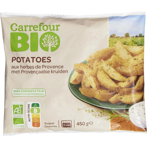 [3560071234843] CARREFOUR Potatoes herbes de Provence Bio 450 g