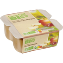 CARREFOUR Chestnut Apple Compote Organic 4 x 100g