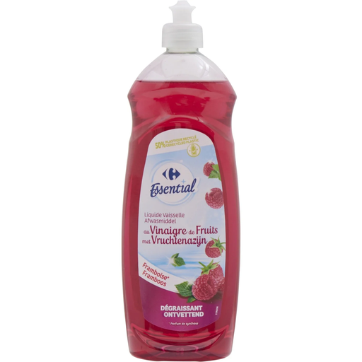 [3560071241155] CARREFOUR Lavavajillas Frambuesa Vinagre de Frutas Desengrasante ESSENTIAL 750 ml