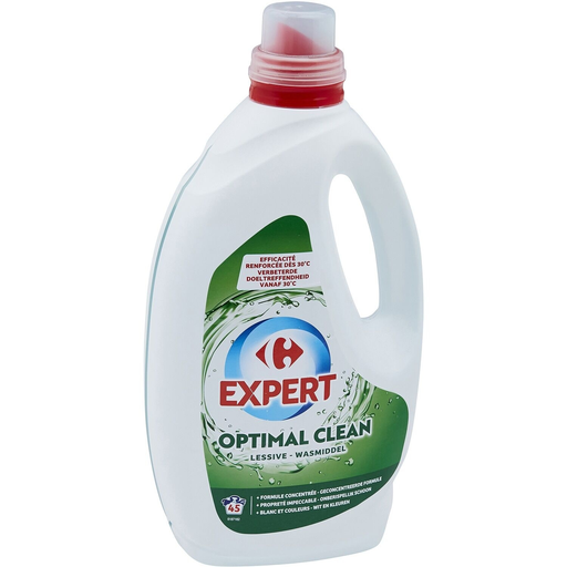 [3560071241988] CARREFOUR Lessive liquide Optimal Clean EXPERT 2,475 L