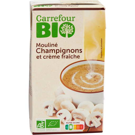 [3560071243753] CARREFOUR Sopa de cogumelos com natas BIO 1 L
