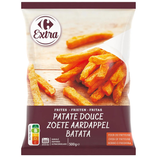 [3560071244880] CARREFOUR Frites patate douce 500 g
