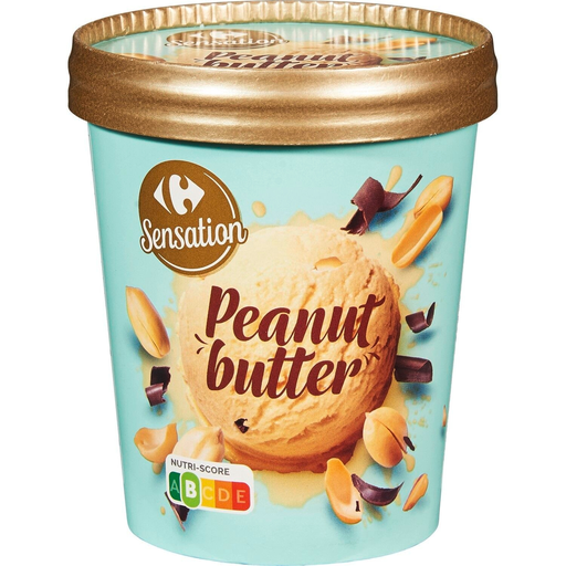 [3560071249137] CARREFOUR Glace Peanut Butter SENSATION 300 g