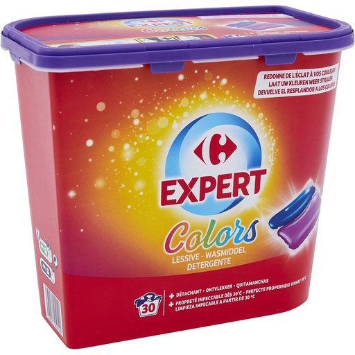 [3560071250140] CARREFOUR Detergente em cápsulas Cor Tira-nódoas 735 g