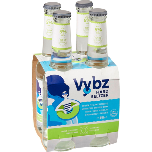 [3560071252625] VYBZ Cerveja Aromatizada Lima 5% pack de garrafas
