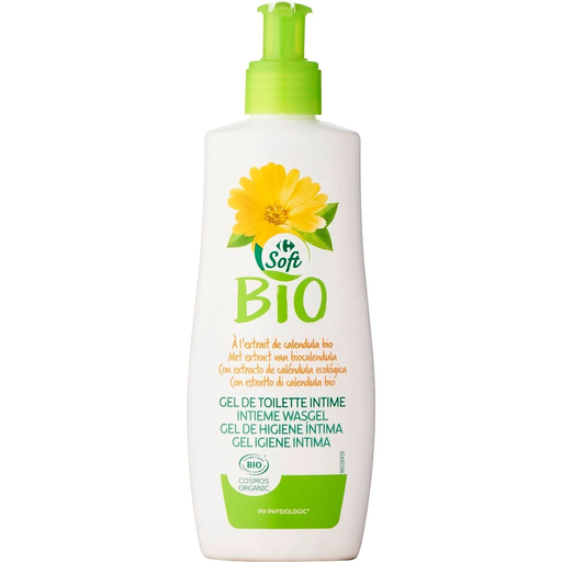 [3560071259006] CARREFOUR Gel de Duche Íntimo com Extrato de Calêndula Bio SOFT BIO 200 ml