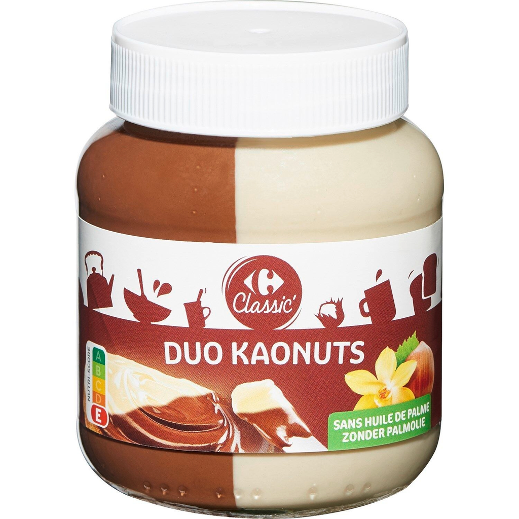 CARREFOUR CLASSIC Crema de cacao y avellanas 400 g