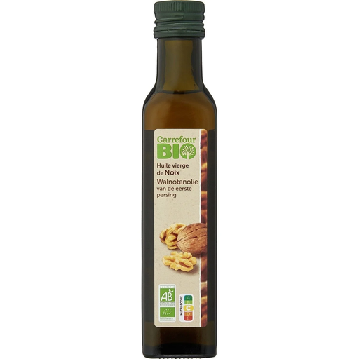 [3560071262082] CARREFOUR Óleo virgem de noz BIO 25 cl