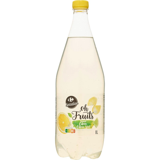 [3560071263614] CARREFOUR Sparkling Flavoured Water Lime SENSATION 1 L