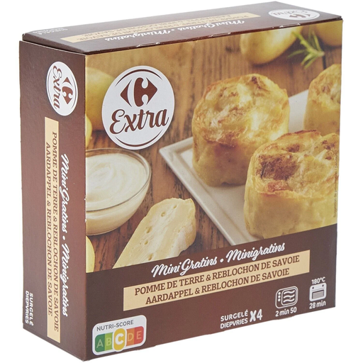 [3560071268251] CARREFOUR Mini Gratins de Batata e Reblochon 400 g