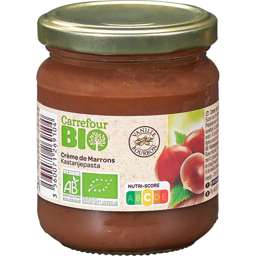 [3560071269104] CARREFOUR Crème de Marrons Bio 250 g