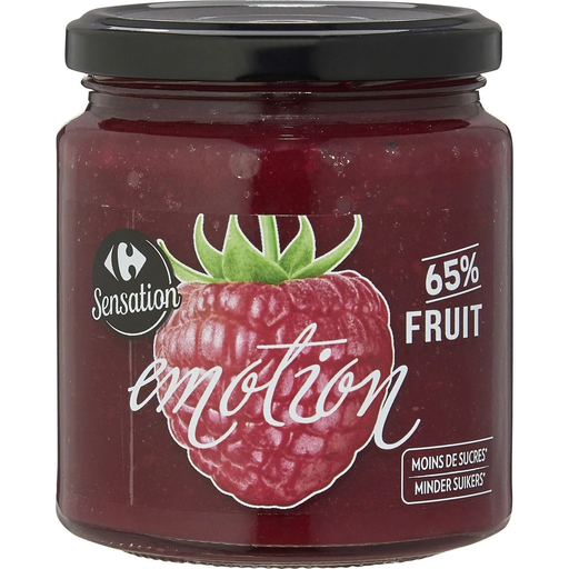 [3560071270339] CARREFOUR Confiture framboise SENSATION 330 g