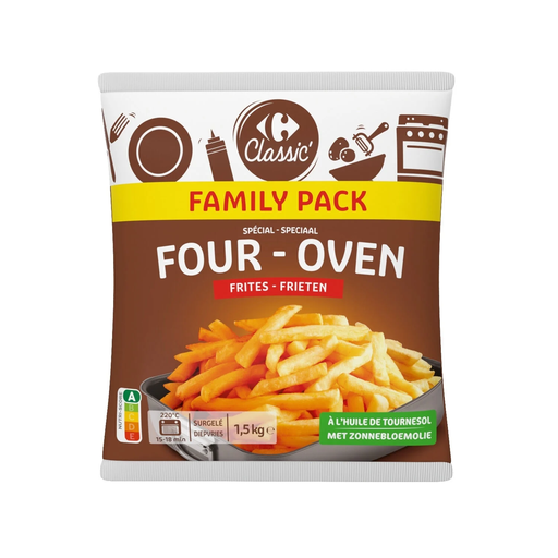 [3560071270377] CARREFOUR CLASSIC Frites spécial 1,5 kg