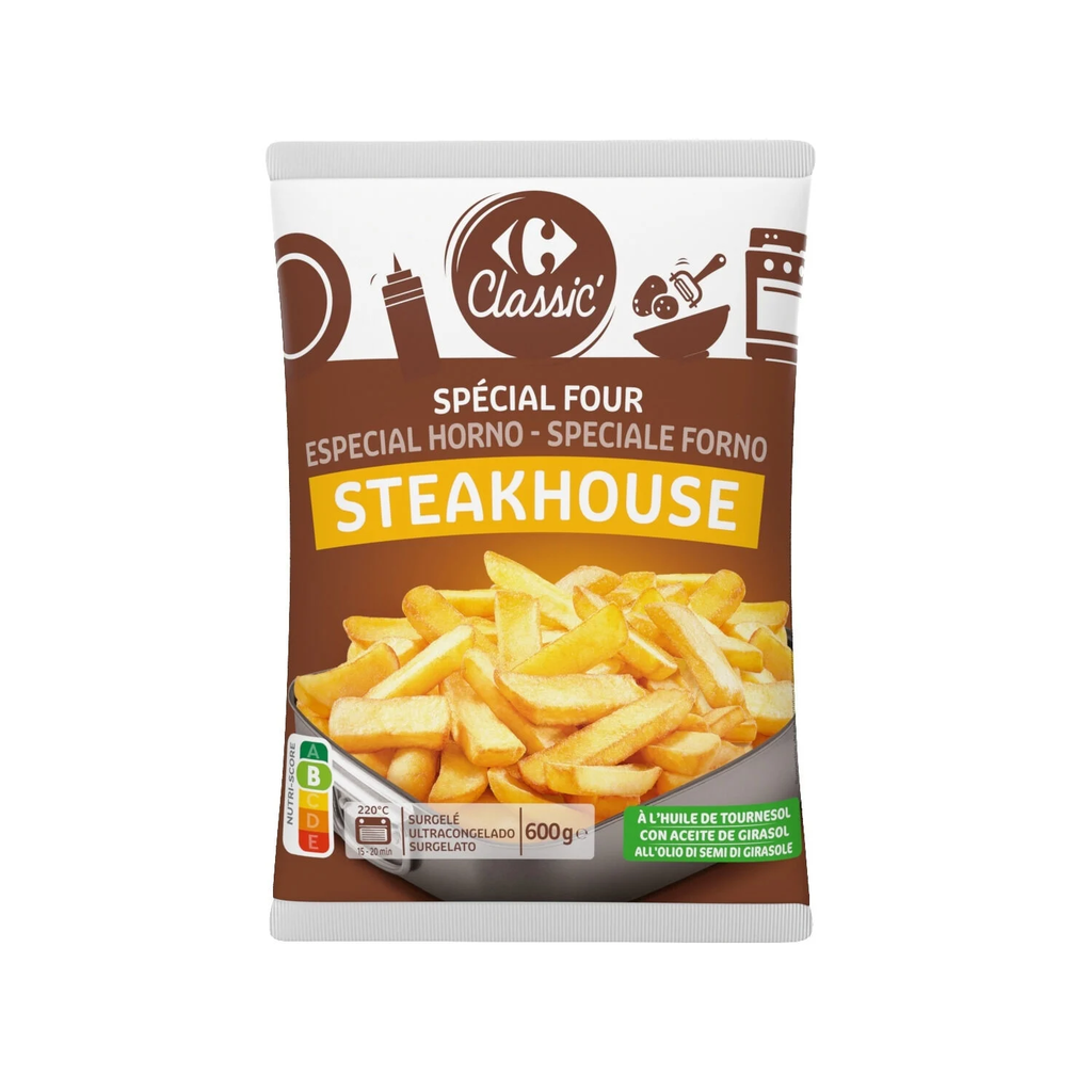 CARREFOUR CLASSIC Patatas Fritas Steakhouse 600 g