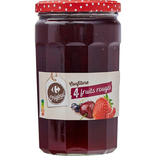 [3560071271084] CARREFOUR Confiture fruits rouges ORIGINAL 750 g