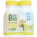 CARREFOUR Leite para bebé líquido 2ª idade Desde 6 Meses Baunilha Bio 2x25cl