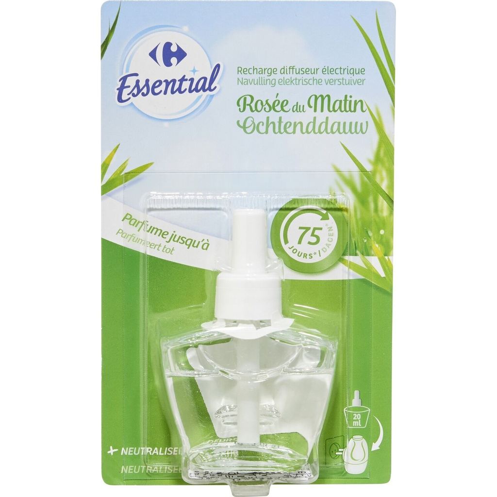 CARREFOUR Ambientador Recarga Elétrica Orvalho da manhã 20 ml