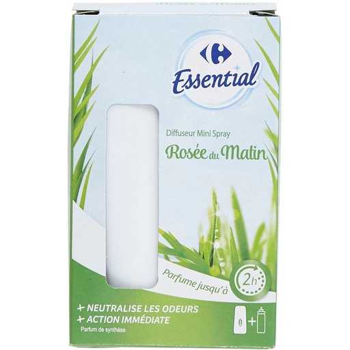[3560071401948] CARREFOUR Difusor Mini Spray Rosée du Matin ESSENTIAL kit + recarga
