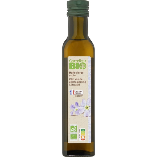 [3560071402556] CARREFOUR Óleo de linhaça Bio 25 cl