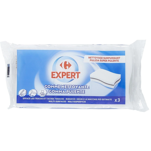 [3560071402983] CARREFOUR Magic Cleaning Scouring Sponges EXPERT pack of 3