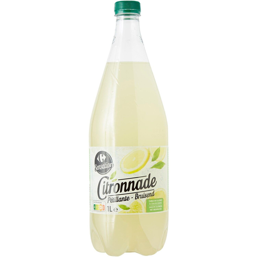 [3560071411558] CARREFOUR Bebida limonada con gas SENSATION 1,5 L